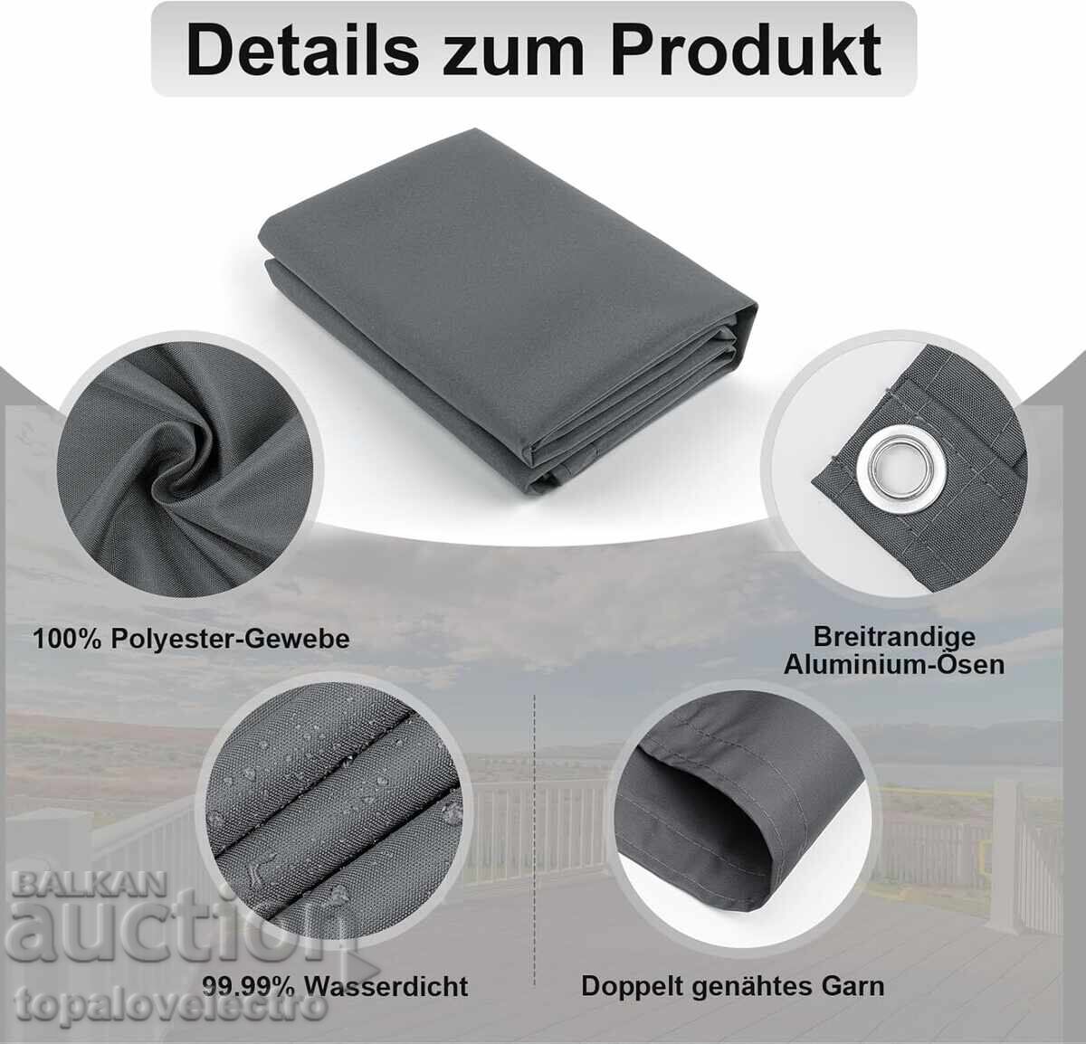 Παράδοση ΚΑΙΝΟΥΡΓΙΟ! Μπαλκονιού προστατευτικό κιγκλίδωμα, διαχωριστικό ιδιωτικότητας 90x