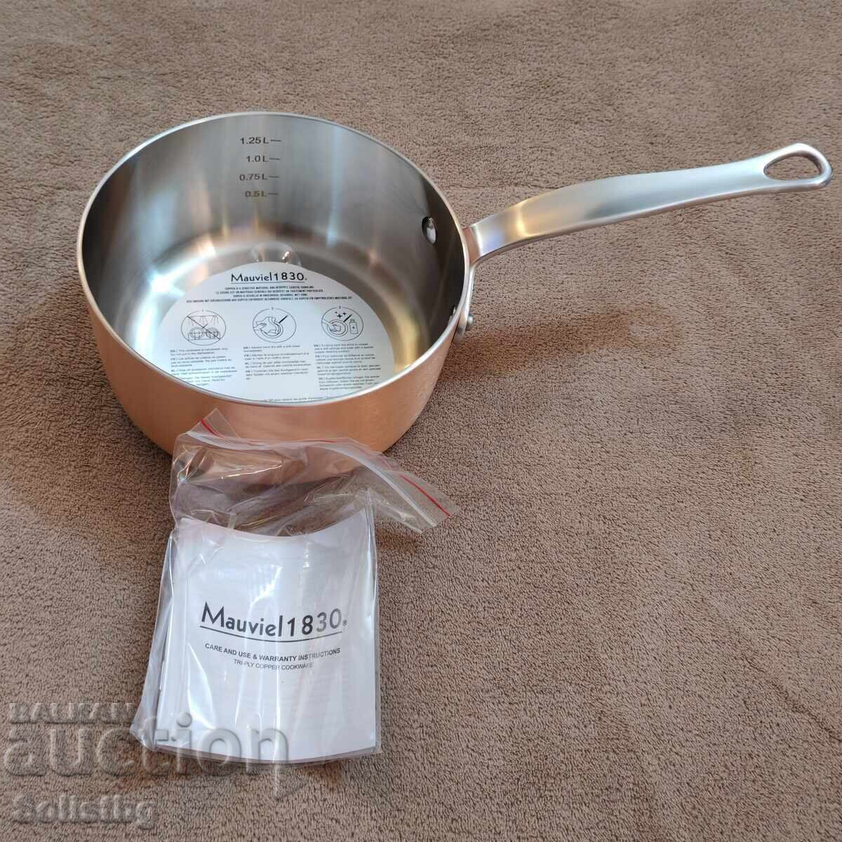 Tigaie și cratiță noi Mauviel 1830, Franța cu preț € 80.00 | 156.47 BGN