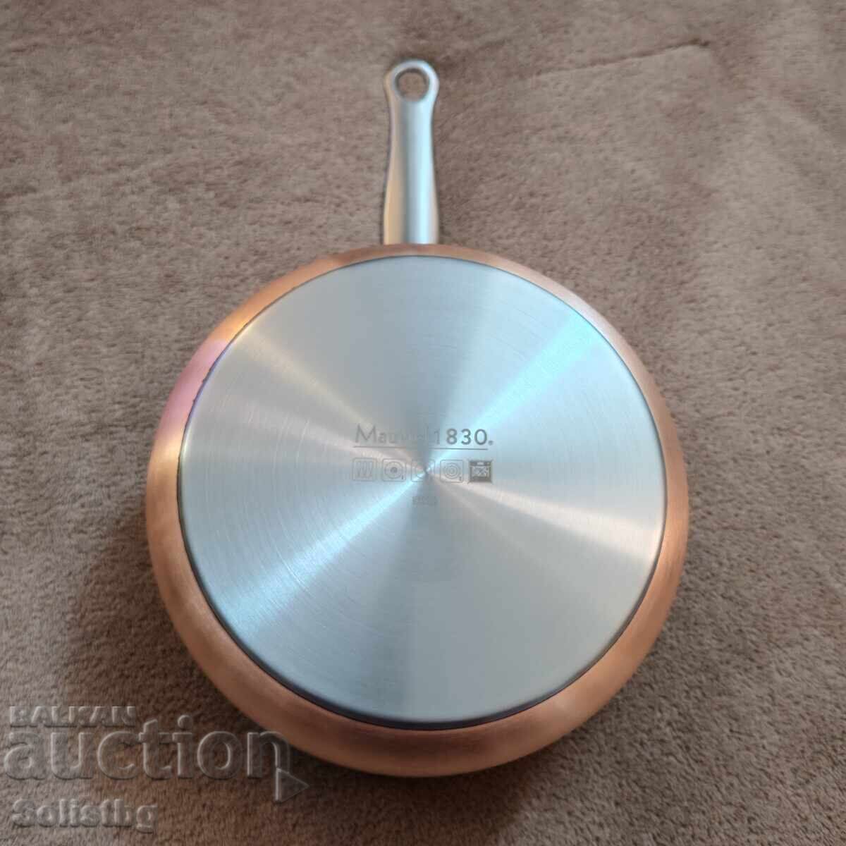 Auction  New Mauviel 1830 Frying Pan and Casserole, France
