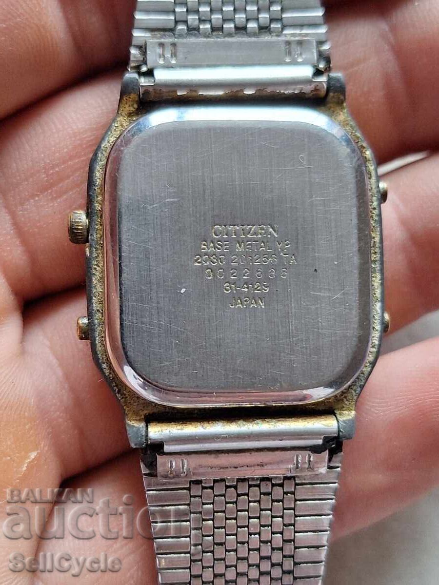 Δημοπρασία ✅ΗΛΕΚΤΡΟΝΙΚΟ ΡΟΛΟΪ CITIZEN CHRONOGRAPH❗