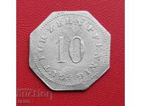 Γερμανία-Βαυαρία-Bad Tölz-10 Pfennig 1917