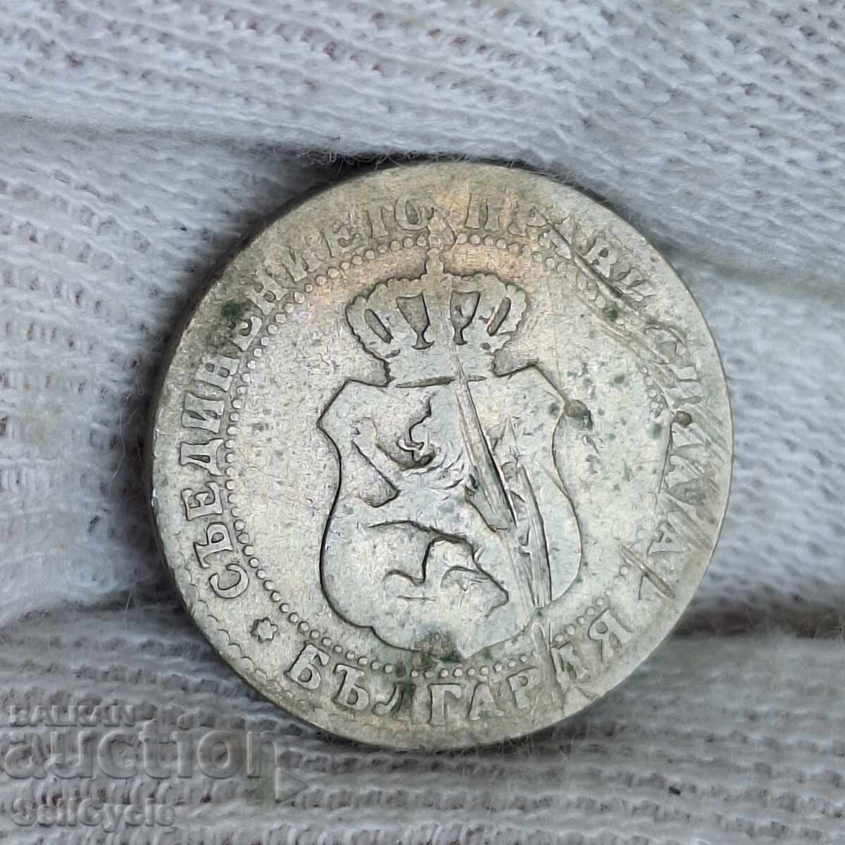 Auction  ✅PRINCIPALITY OF BULGARIA - 10 stotinki 1888 - DIE ERROR❗