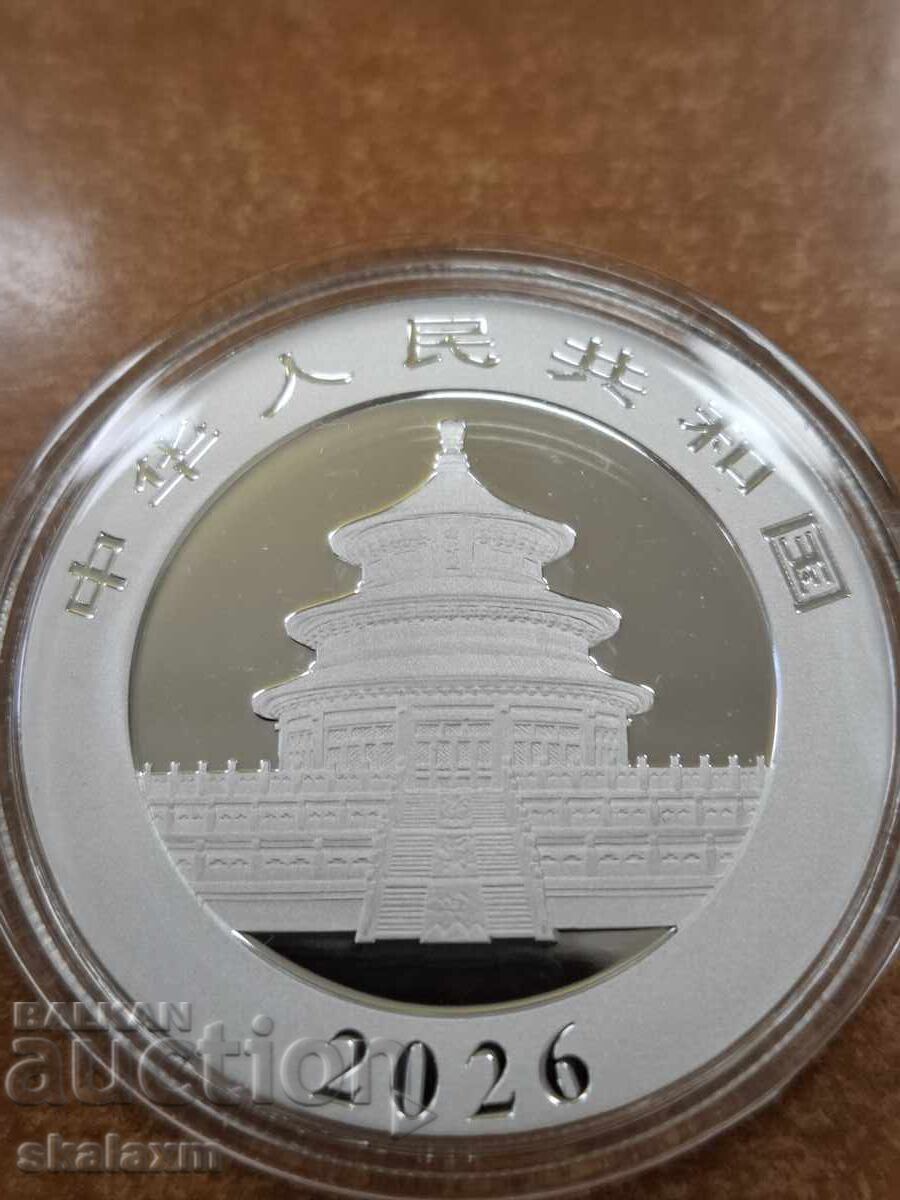 Argint 1 oz. Panda Chineză 2026 cu preț € 120.00 | 234.70 BGN