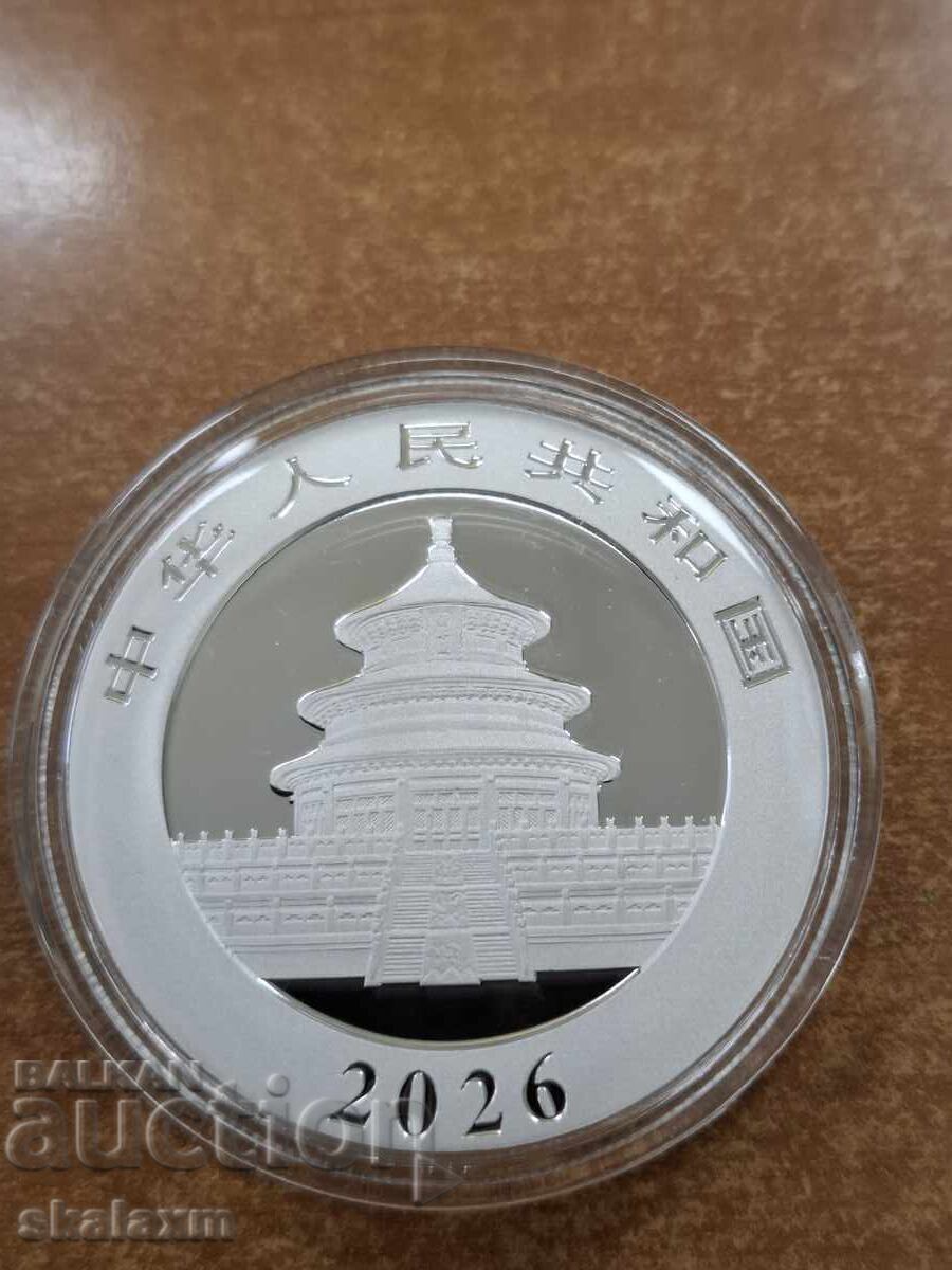 Livrarea Argint 1 oz. Panda Chineză 2026