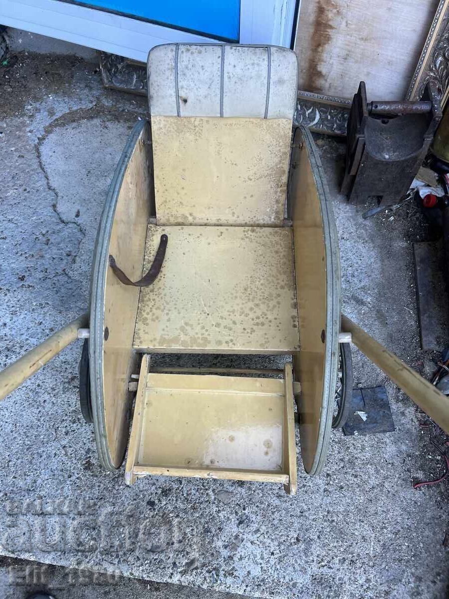 Vechi cărucior german pentru copii, anii '40 - 5