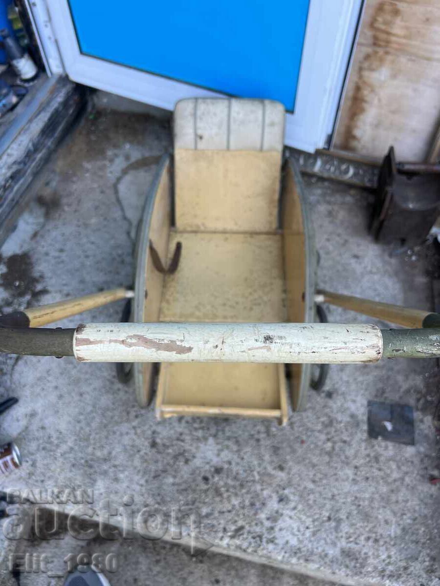 Vechi cărucior german pentru copii, anii '40 - 7