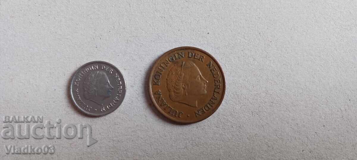 Λοτ 2 νομισμάτων Ολλανδίας Ολλανδίας με τιμή € 0.05 | 0.10 BGN Λοτ 2 νομισμάτων Ολλανδίας Ολλανδίας με τιμή € 0.05 | 0.10 BGN