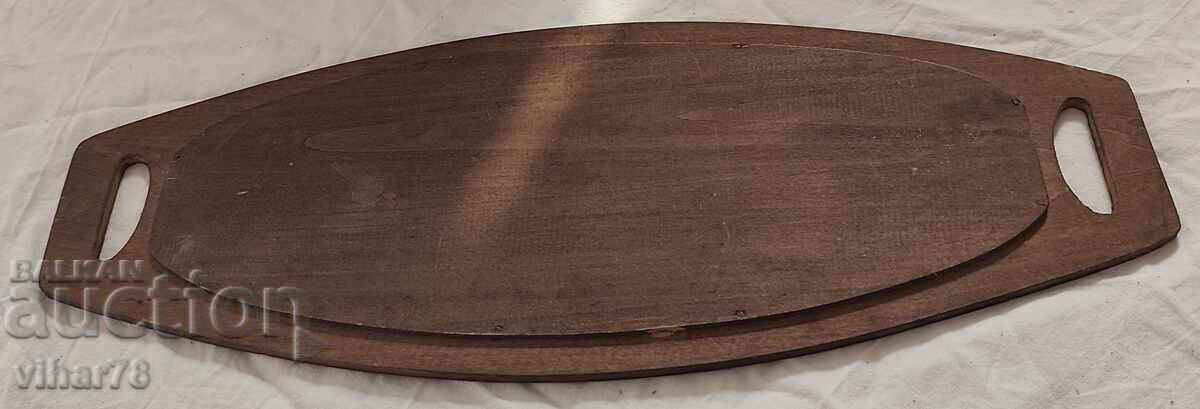 стар дървен поднос - 6