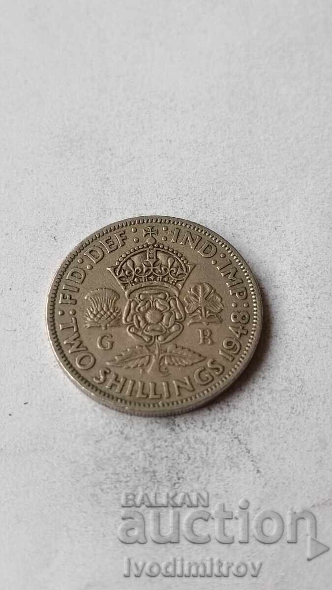 Великобритания 2 шилинга 1948