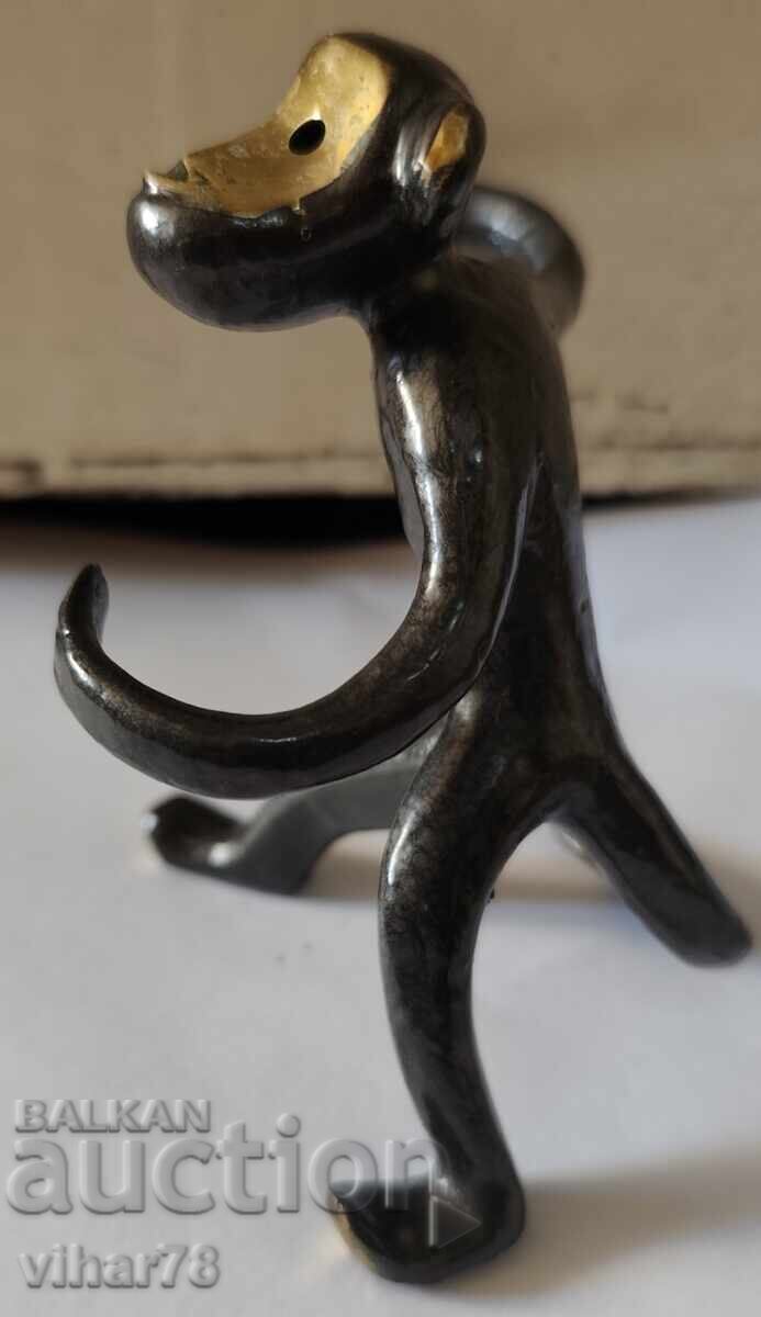 Veche figurină de bronz - maimuță - 6 Veche figurină de bronz - maimuță - 6