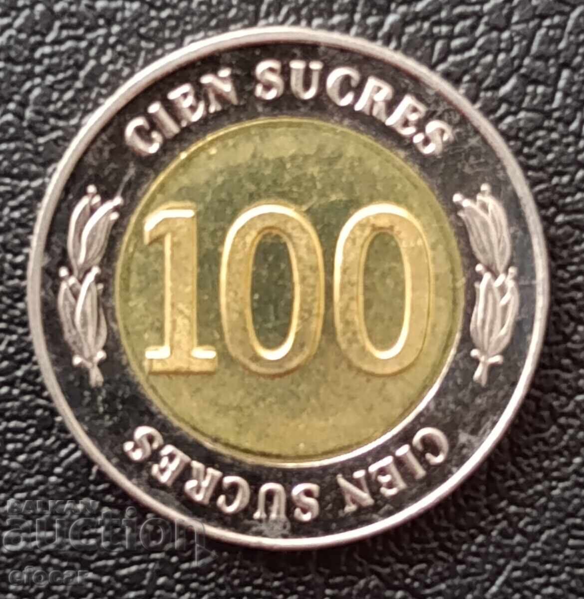100 Sucres Ecuador 1997