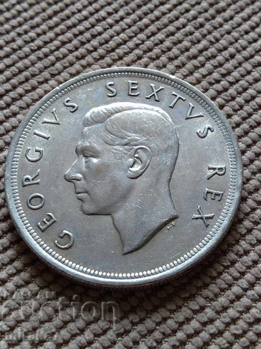 5 șilingi 1952, Africa de Sud cu preț € 72.00 | 140.82 BGN 5 șilingi 1952, Africa de Sud cu preț € 72.00 | 140.82 BGN