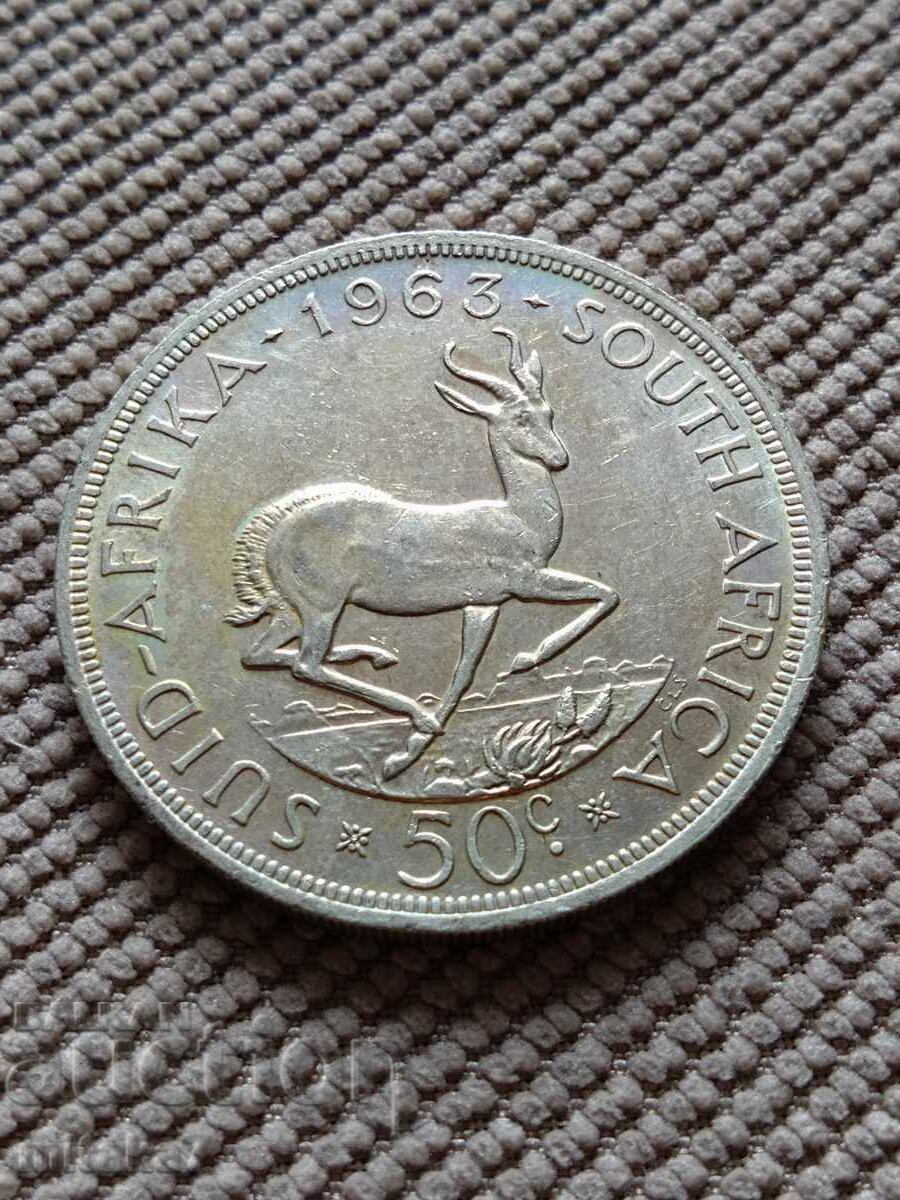 50 cenți 1963, Africa de Sud