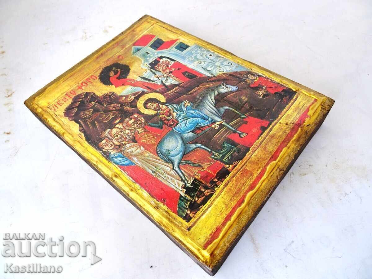 Аукцион Икона Вход Господен в Йерусалим