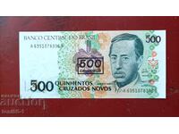 Бразилия 500 крузейрос в/у крузадос 1990г UNC