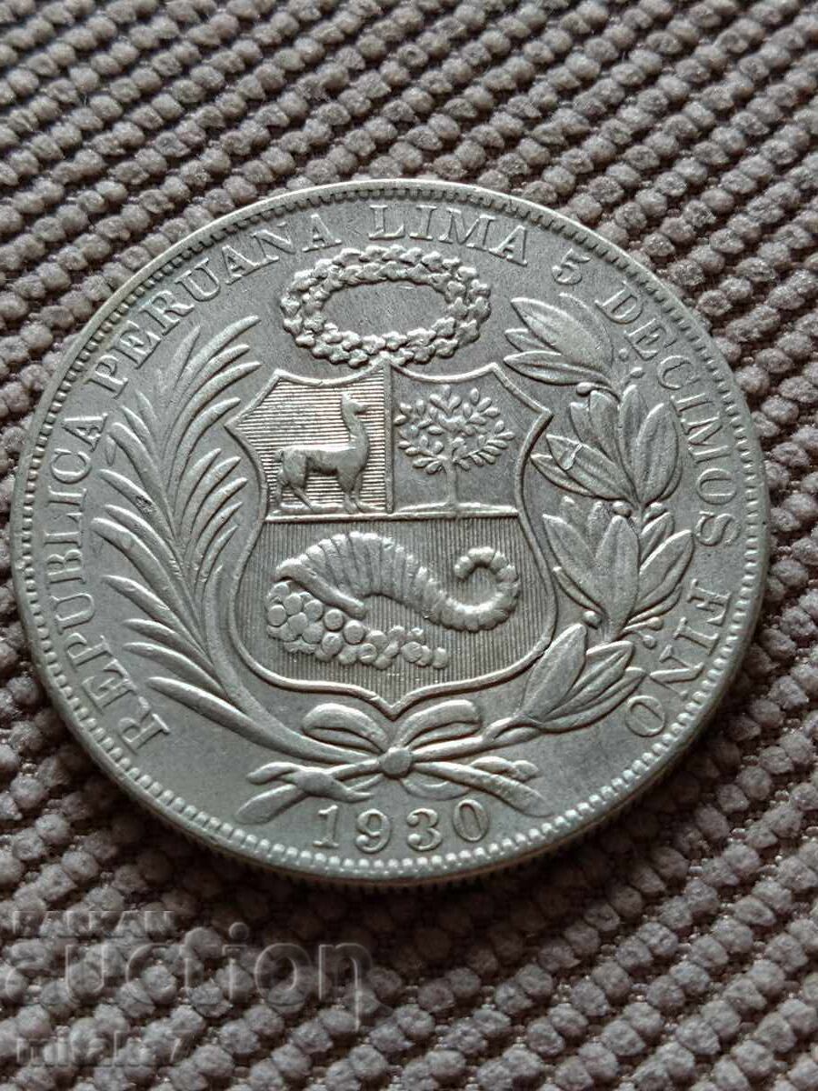1 sol 1930, Peru cu preț € 62.00 | 121.26 BGN