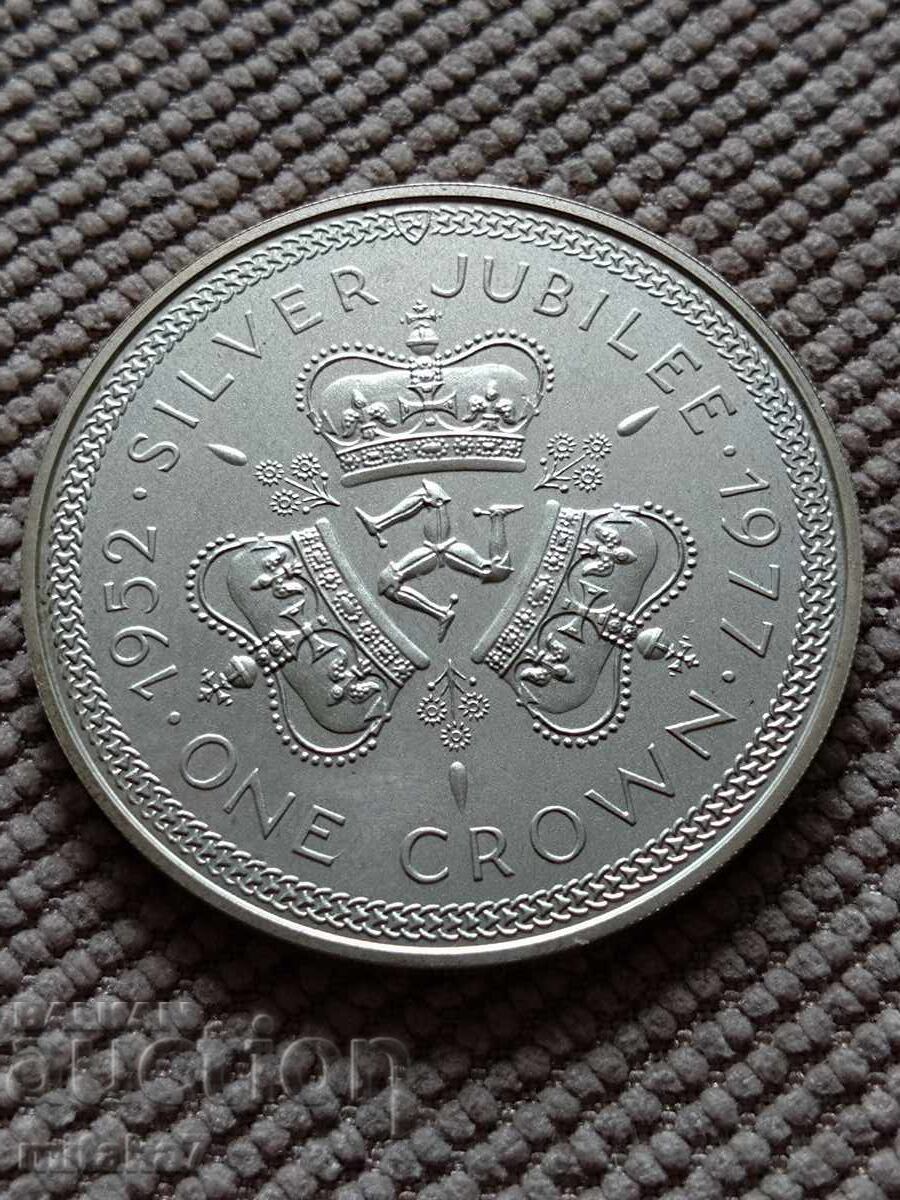 1 coroană 1977, Insula Man