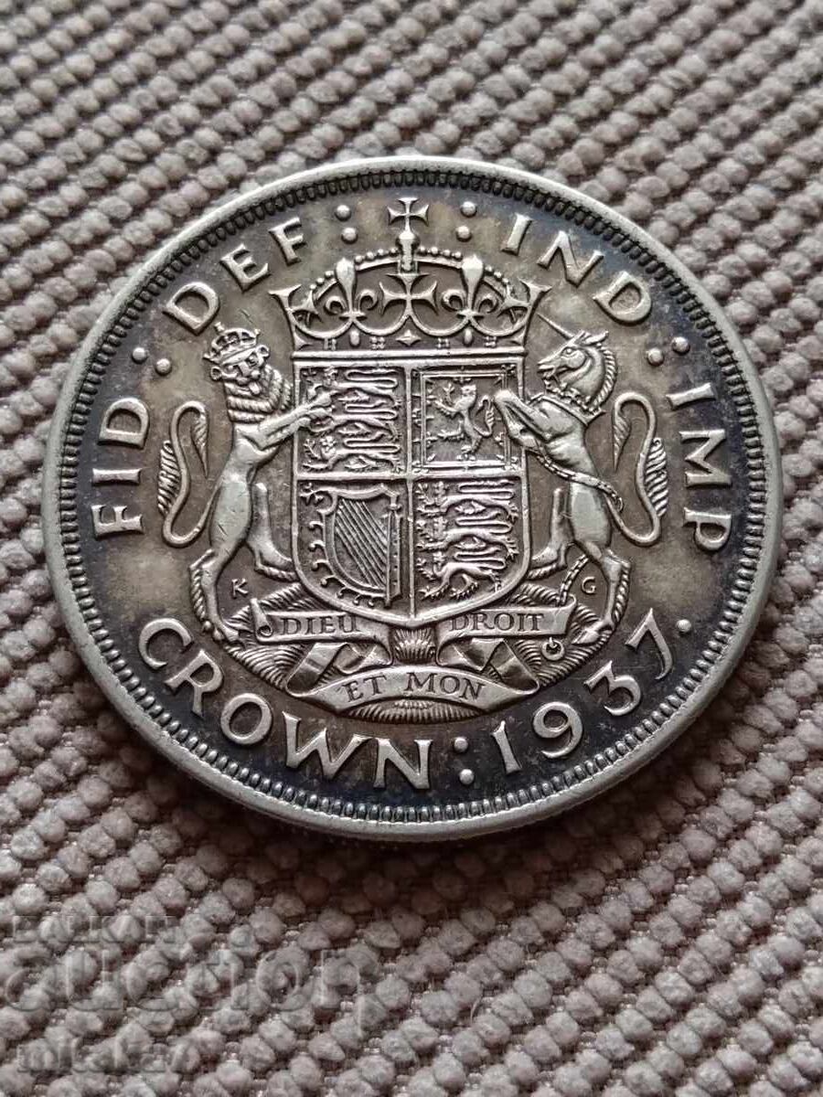 1 coroană 1937, Regatul Unit