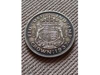 1 coroană 1937, Regatul Unit