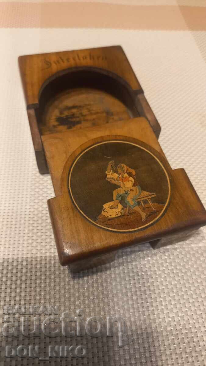 Δημοπρασία Ξύλινο Κουτί για ρολόι τσέπης