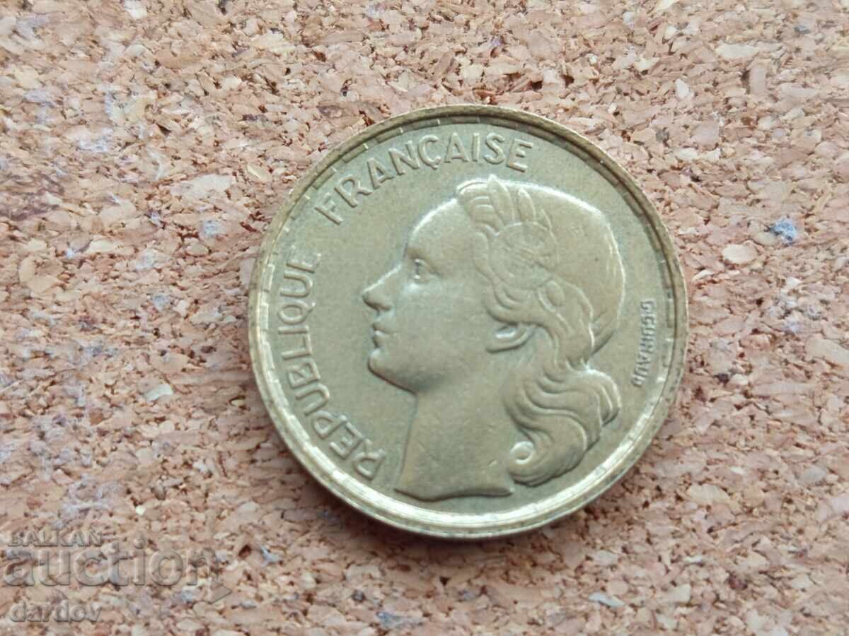 Franța 10 franci, 1957 cu preț € 0.35 | 0.68 BGN