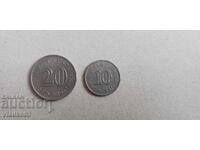 Loturi din Malaezia 10 și 20 sen