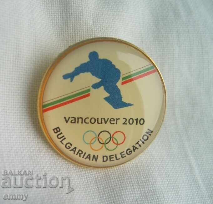 Ecuson snowboard - Jocurile Olimpice de iarnă Vancouver 2010, Canada /c Ecuson snowboard - Jocurile Olimpice de iarnă Vancouver 2010, Canada /c