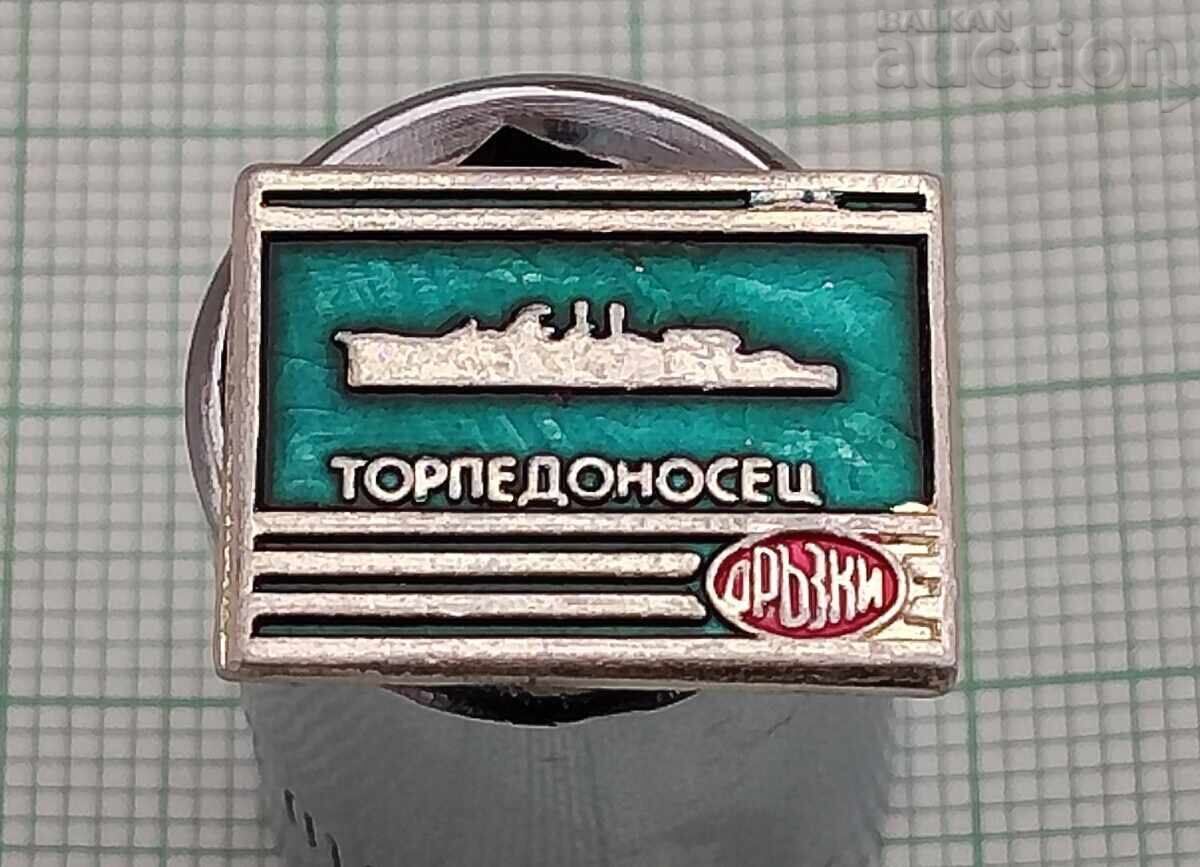 TORPEDO CARRIER "DARLING" BADGE