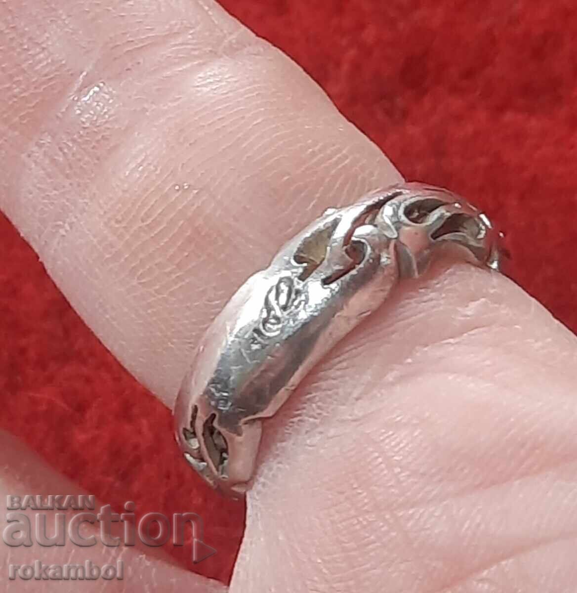 Δημοπρασία Ασημένιο δαχτυλίδι με τιρκουάζ Δημοπρασία Ασημένιο δαχτυλίδι με τιρκουάζ