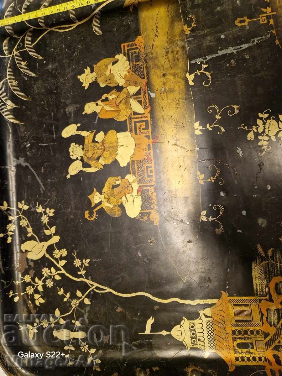 Large Old Asian Tray for Connoisseurs - 5 Large Old Asian Tray for Connoisseurs - 5