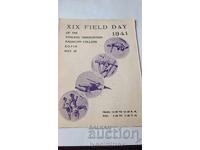 XIX Field Day 1941 of the American College Athletic Association