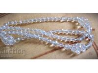 Antique crystal necklace, Czechoslovakia, 50s