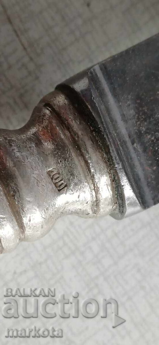 Δημοπρασία Σερβίτσια με ασημένια επικάλυψη - μαχαίρια Solingen