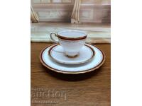 Τριπλό σετ από λεπτή πορσελάνη κόκαλο