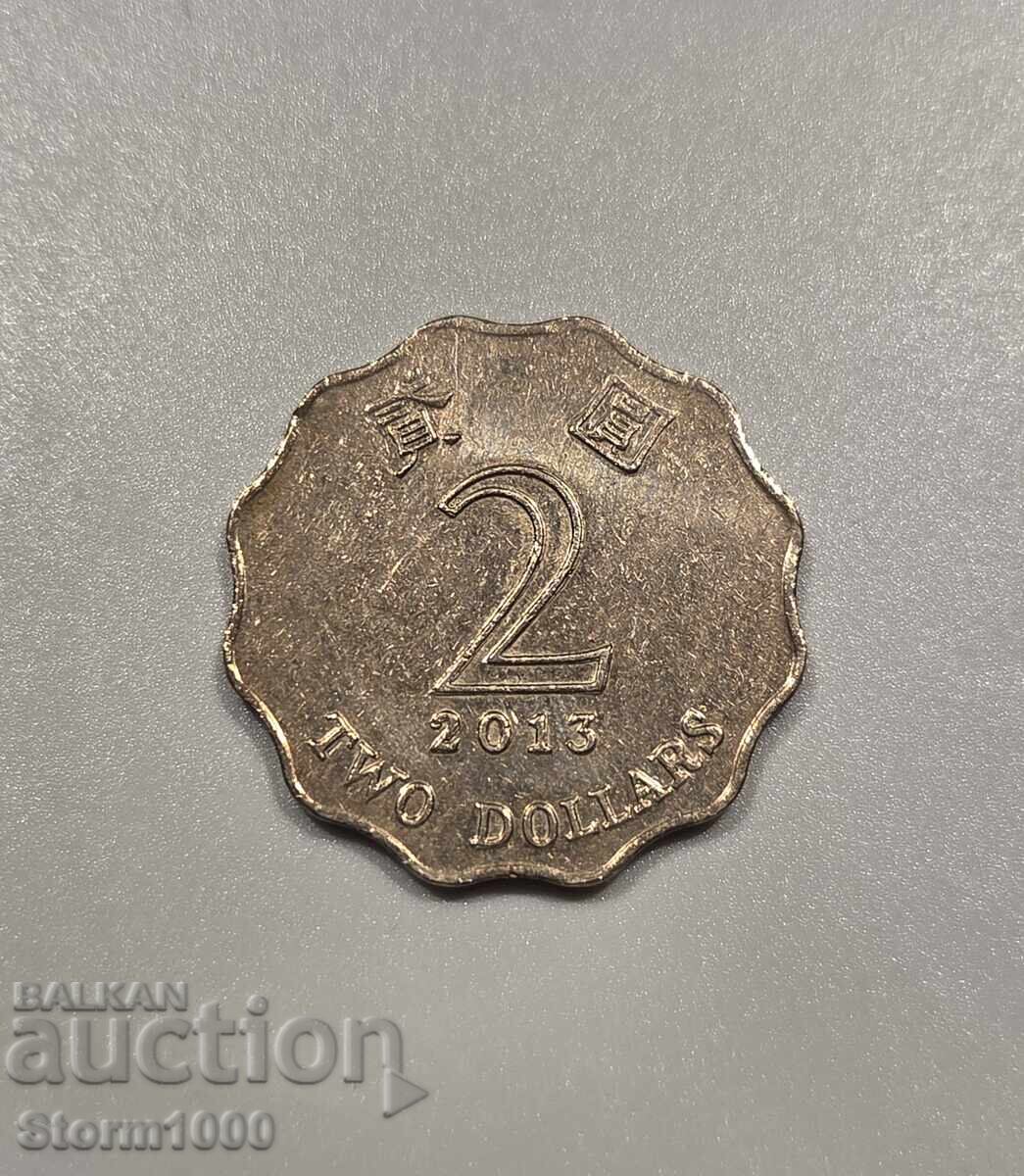 2 Dolari Hong Kong 2013