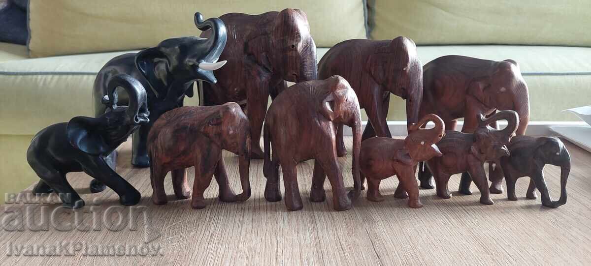 Licitație Figurine elefanți pentru colecționari 10 bucăți Licitație Figurine elefanți pentru colecționari 10 bucăți