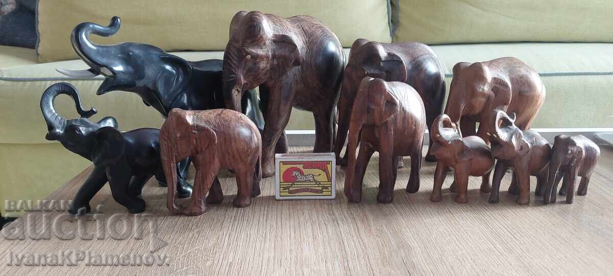 Figurine elefanți pentru colecționari 10 bucăți - 5 Figurine elefanți pentru colecționari 10 bucăți - 5