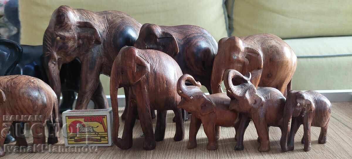 Figurine elefanți pentru colecționari 10 bucăți - 7 Figurine elefanți pentru colecționari 10 bucăți - 7
