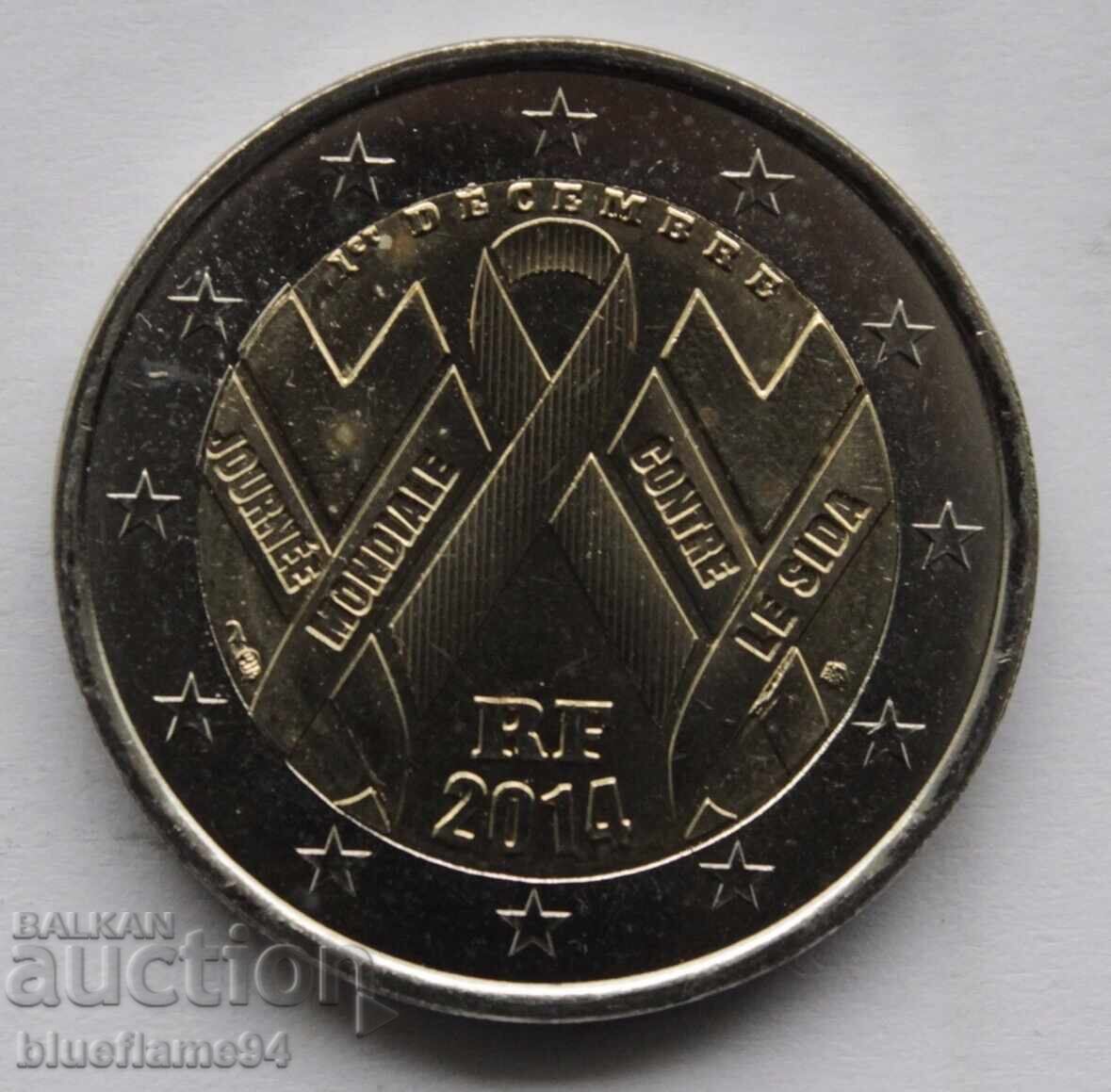 2 euro Franța 2014