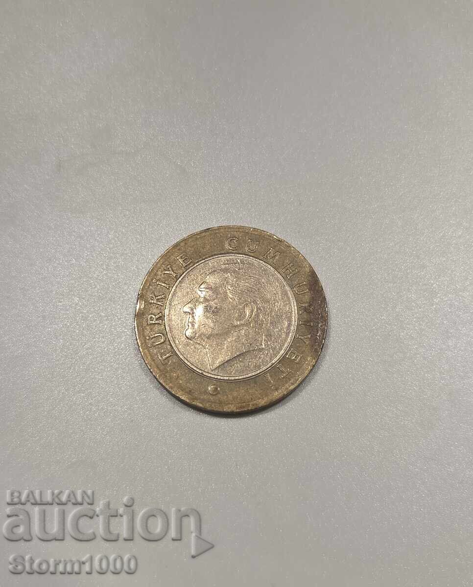 1 liră Turcia 2020 cu preț € 0.30 | 0.59 BGN