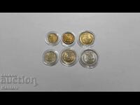 Monedă - BULGARIA - LOT COMPLET - 1974 - NECIRCULATE - UNC