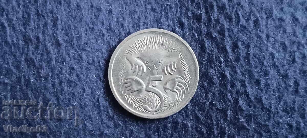 Australia 5 cenți 1999