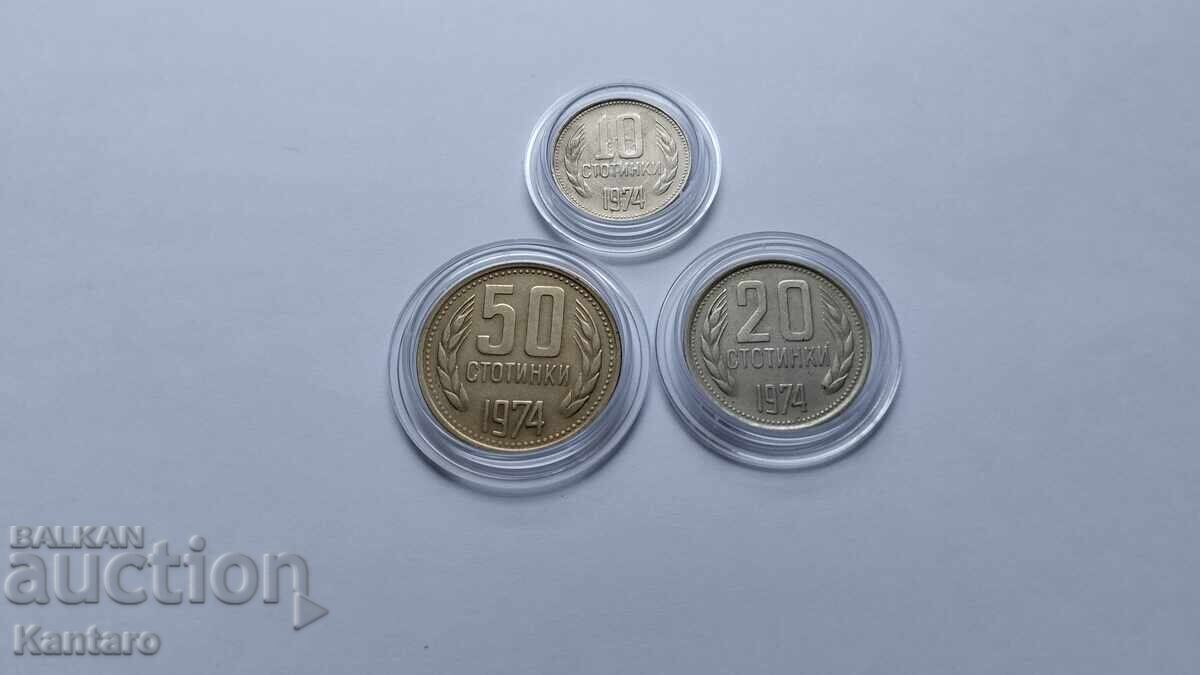 Auction  Coin - BULGARIA - FULL LOT - 1974