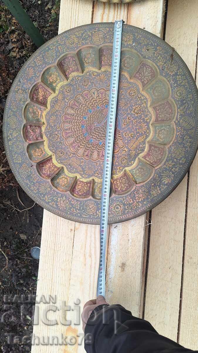 Panou din alamă lucrat manual, unic