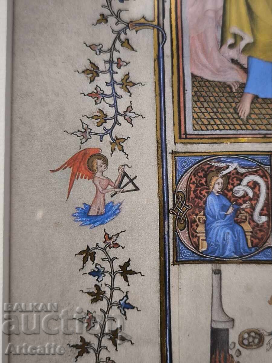 Pagina facsimil cu detaliu auriu – Faksimile Verlag Luzern - 6