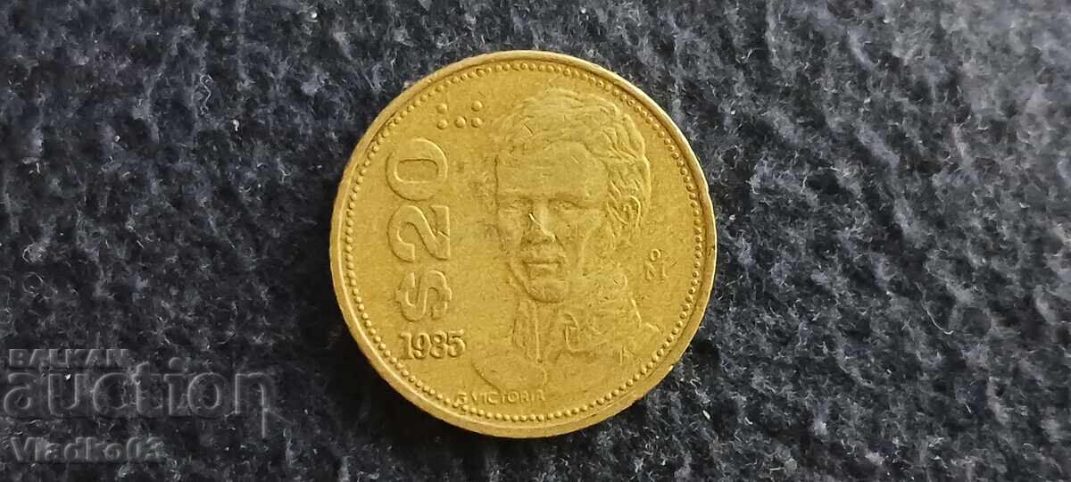 Mexic 20 pesos 1985
