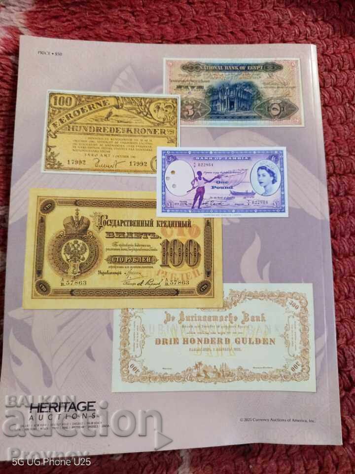 Catalog HERITAGE pentru bancnote cu preț € 50.00 | 97.79 BGN
