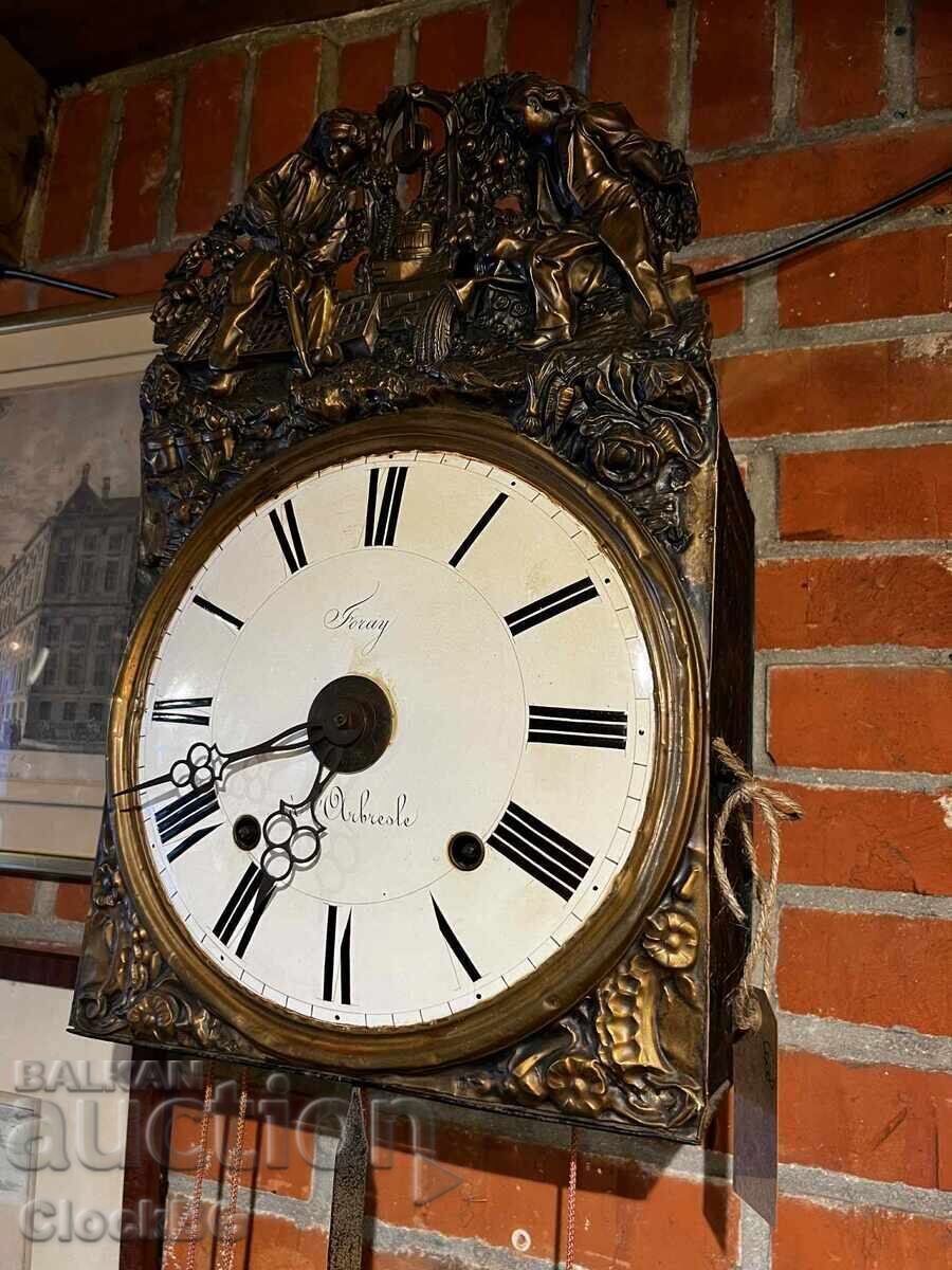 Ceas de perete antic olandez cu mecanism cu greutăți cu preț € 1200.00 | 2347.00 BGN Ceas de perete antic olandez cu mecanism cu greutăți cu preț € 1200.00 | 2347.00 BGN