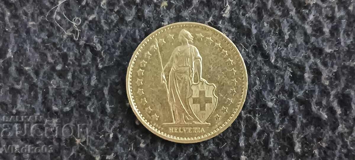 Ελβετία 1/2 φράγκο 1981 με τιμή € 0.49 | 0.96 BGN