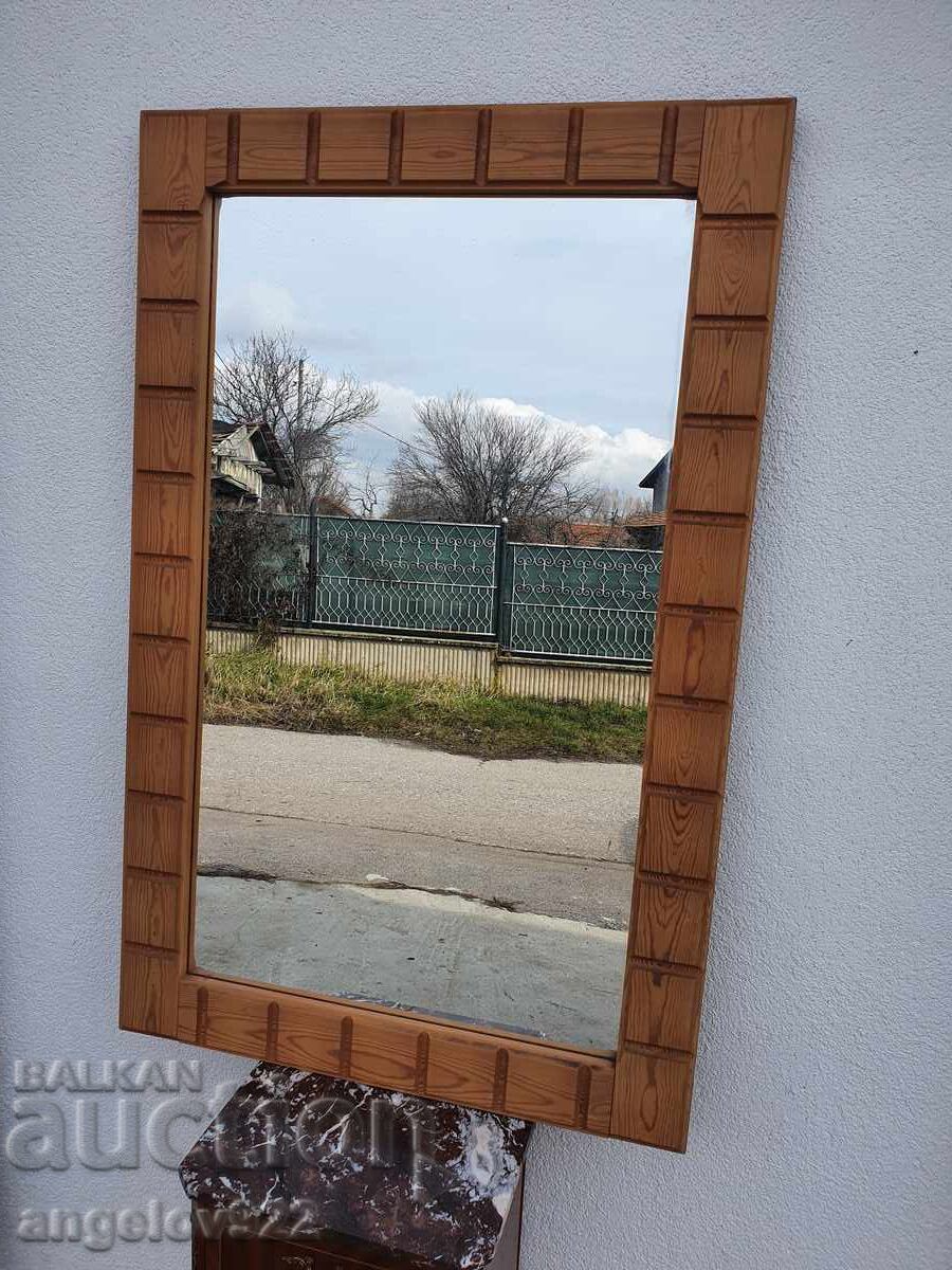 Large mirror in a beautiful solid wood frame!!! with price € 15.00 | 29.34 BGN
